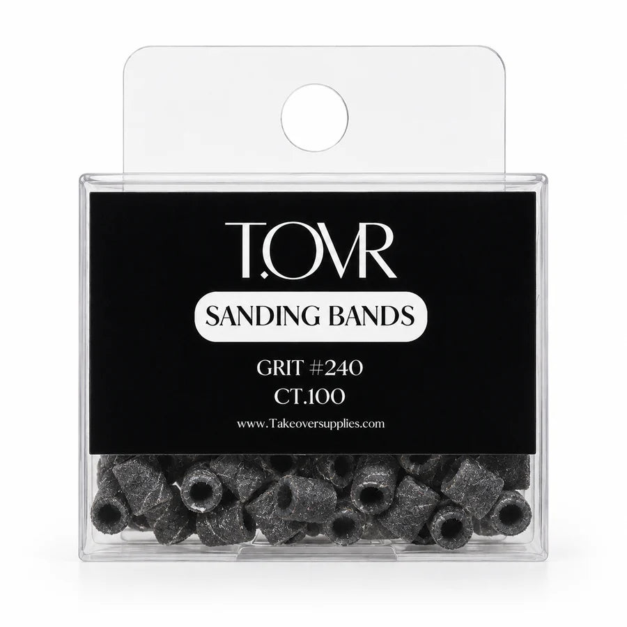 Take Over Black 3mm Sanding Bands ct.100