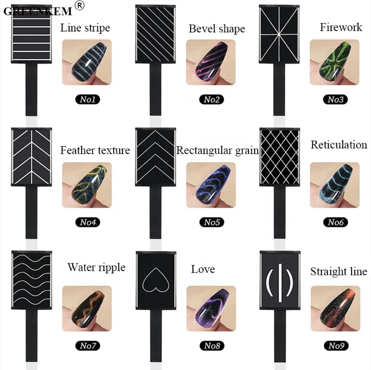 Art Design Nail Magnet