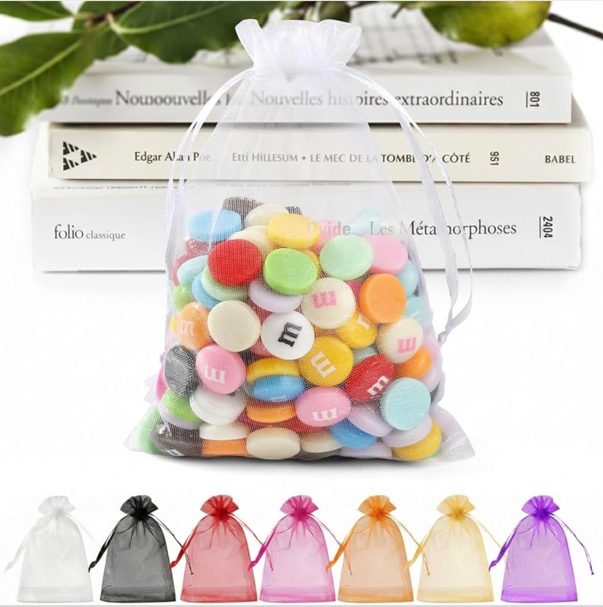 Mesh Drawstring Bags 12pc