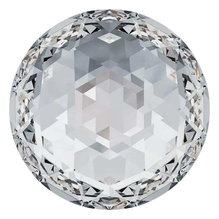 Bluestreak Serinity Flat Back Crystals Non Hotfix Rose Cut (2072) Crystal