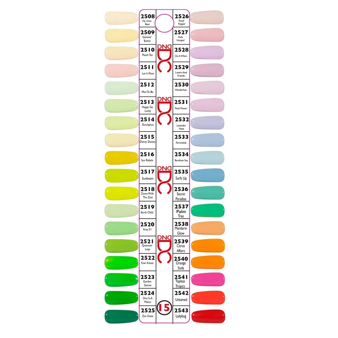 DND DC Gel Polish - Free Spirit Gel Polish Collection 36 Colors