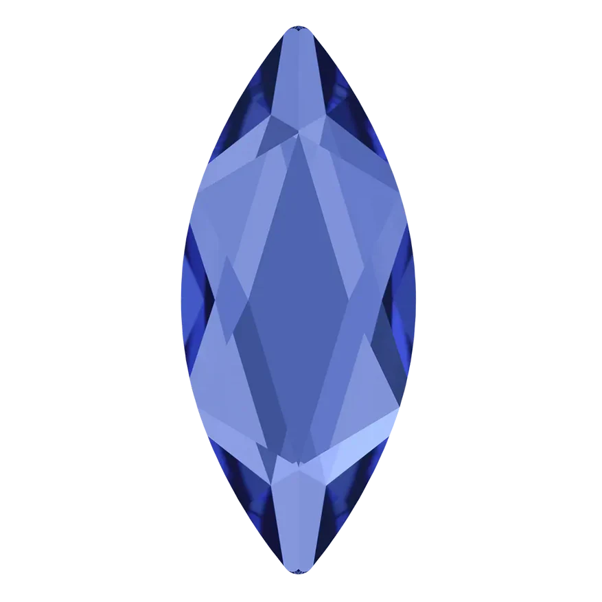 Bluestreak Serinity Flat Back Crystals Non Hotfix Marquise (2201) Sapphire