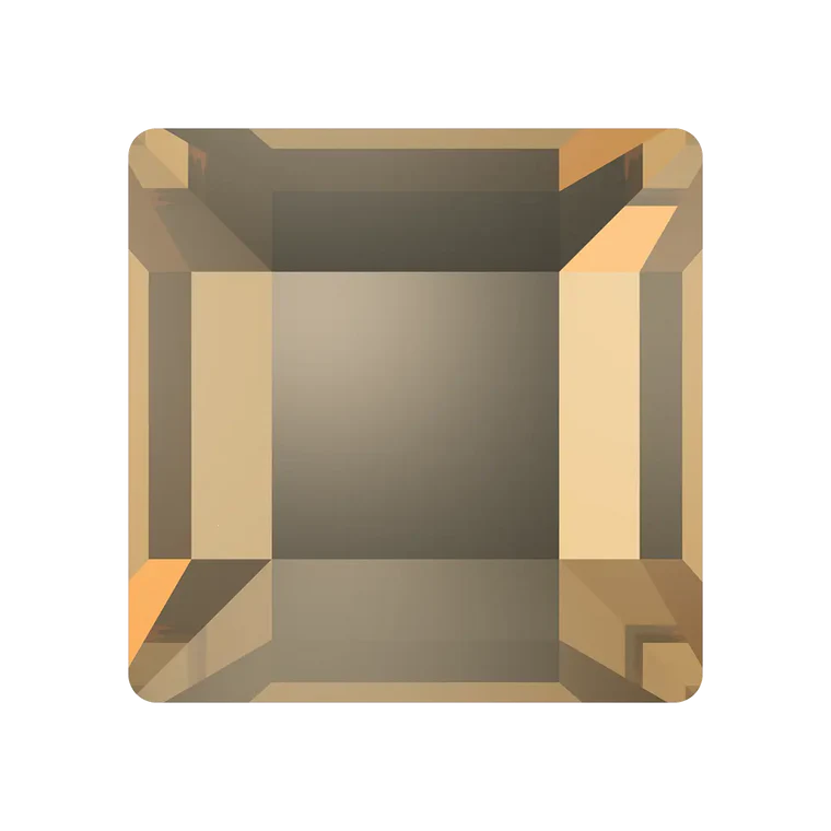 Bluestreak Serinity Flat Back Crystals Non Hotfix Square (2400) Crystal Golden Shadow