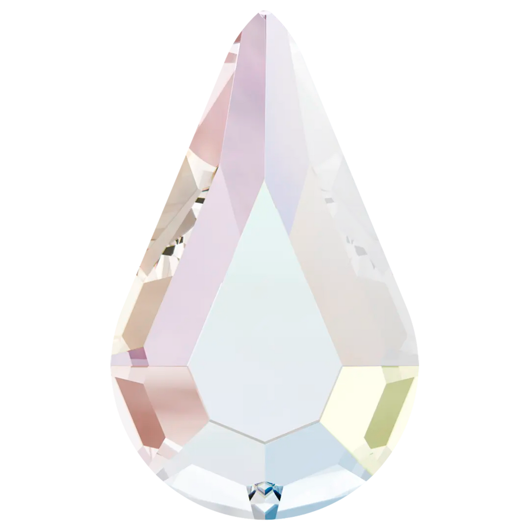 Swarovski Non Hotfix Flat Back Crystals Drop (2300) Crystal AB