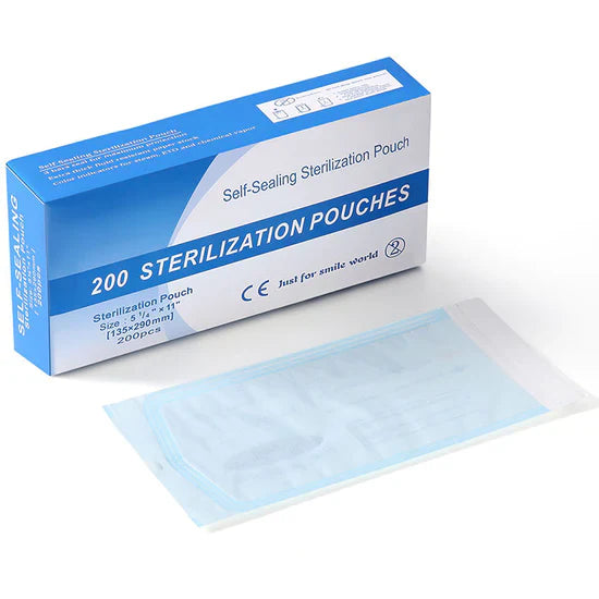 Self Sealing Sterilizing Pouch 5 1/4 x 11 200ct.