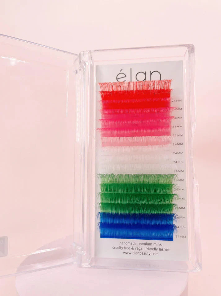ELAN MIX COLORS 0.03D cashmere mink lashes