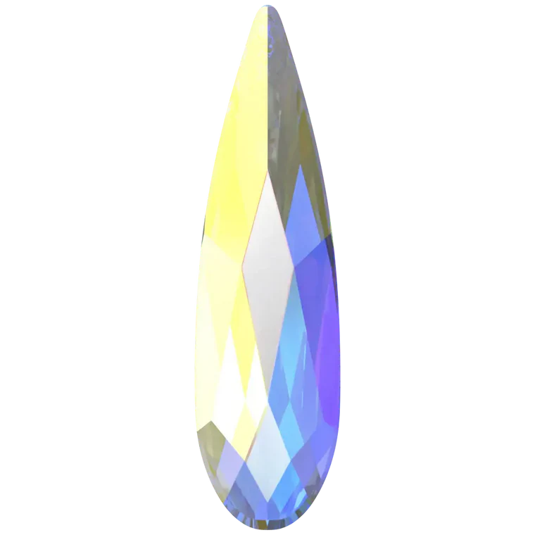 Bluestreak Serinity Flat Back Crystals Non Hotfix Raindrop (2304) Crystal AB