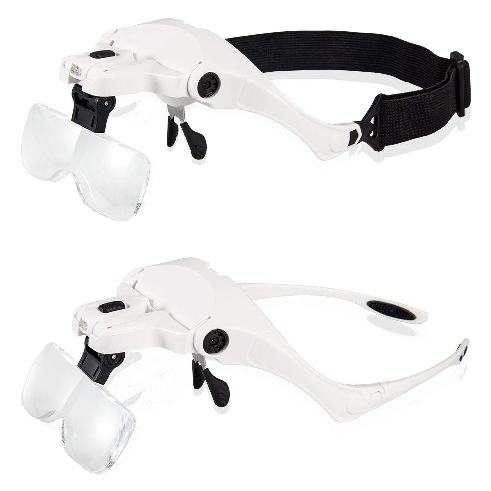 Magnifying Glasses with Light Headset Magnifier