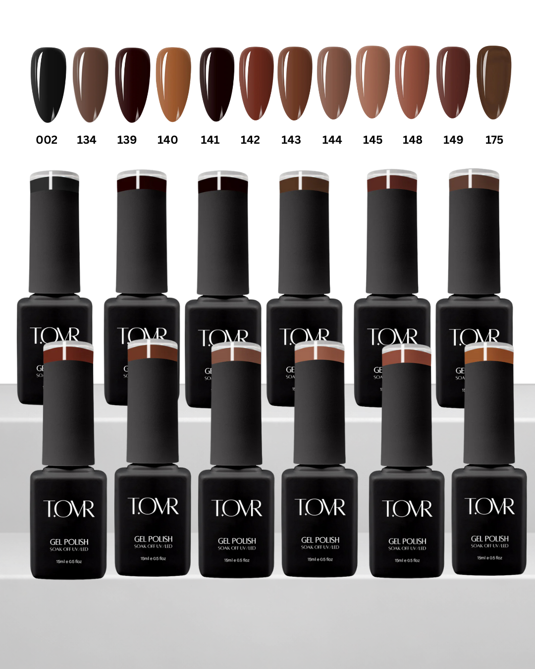 Take Over “Rich Neutrals” Gel Polish Collection 12pc