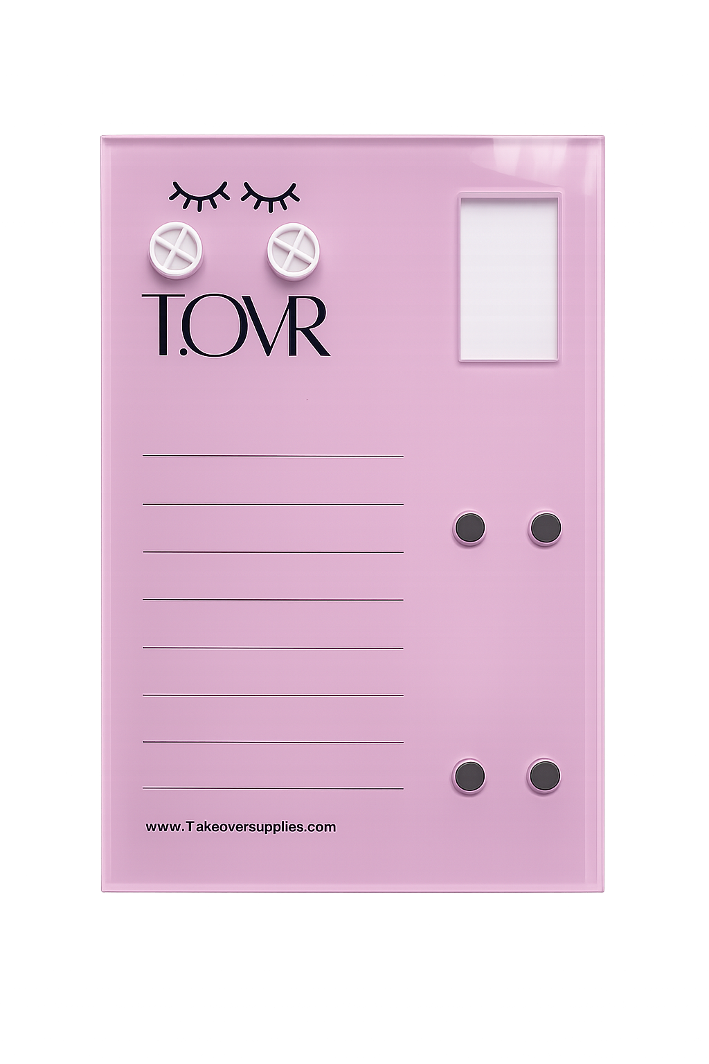 Take Over Lash Tile with Tweezer Magnet Holder
