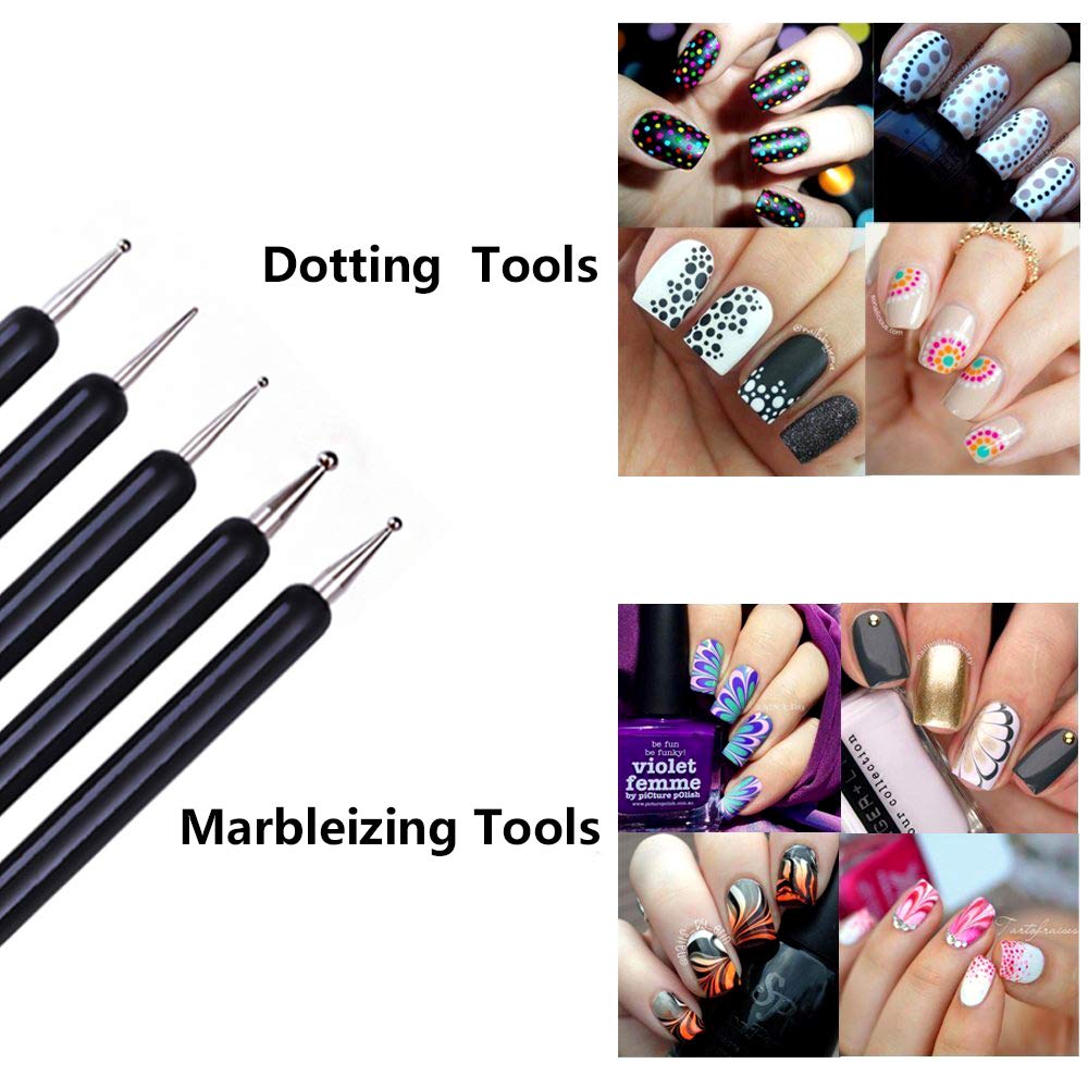 5pc Silicone Brush/ Dotting Tool Set