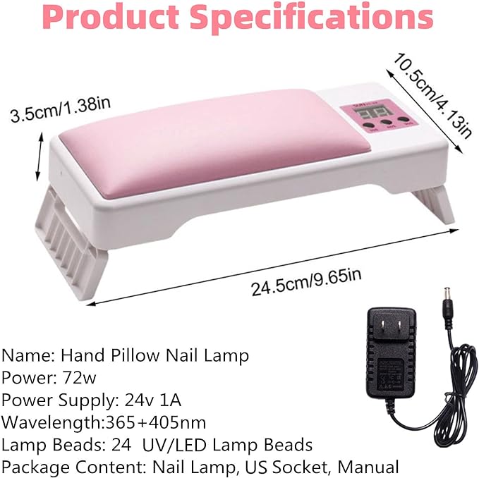 Hand Pillow Nail Enhancement Lamp