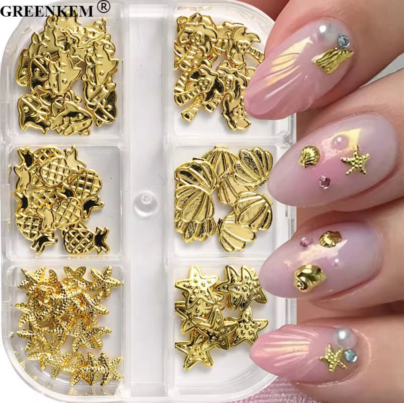 Beach Nail Decals