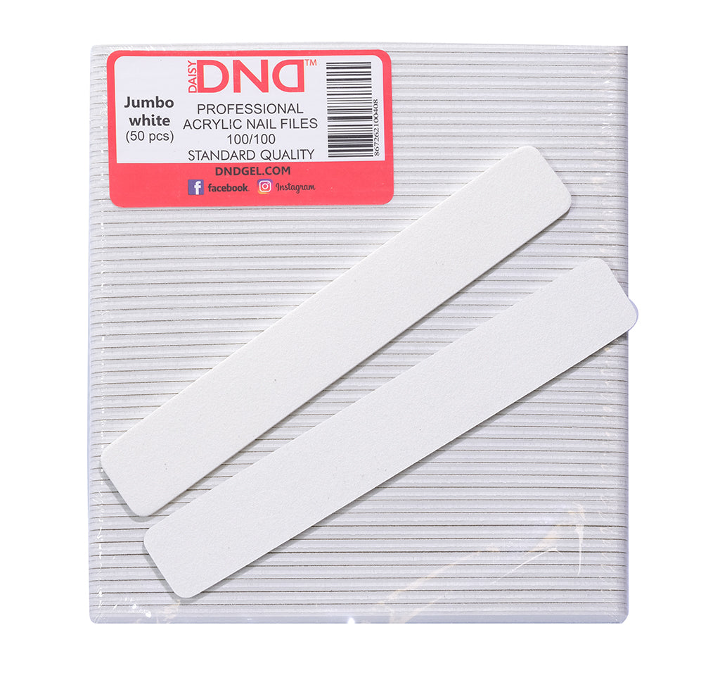 DND ZEBRA 100/100 Nail File Pack 50Ct.