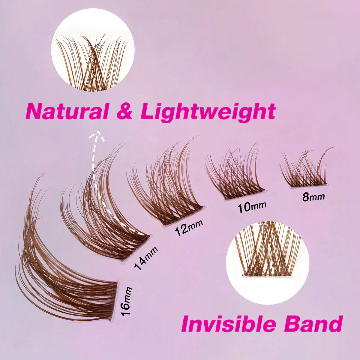 Veyes DIY Clusters - Brown LuxeBold