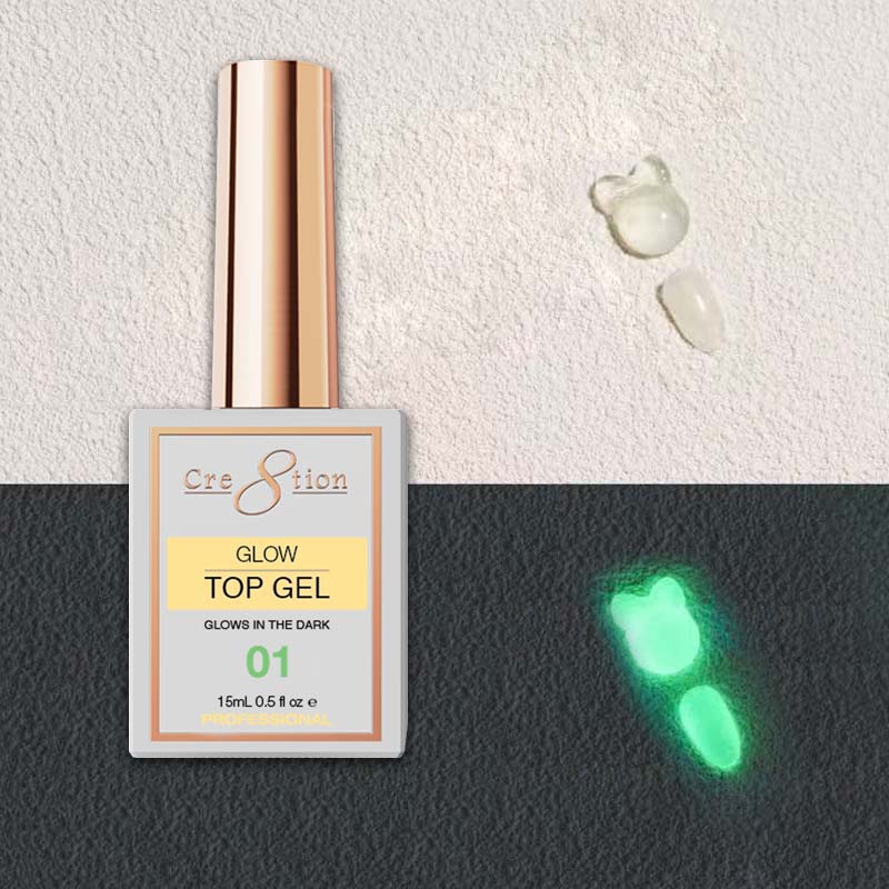 Creation Glow in the Dark Top Coat 15ml 01