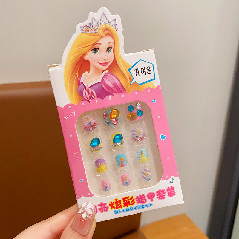Infant Press On Nails: Rapunzel