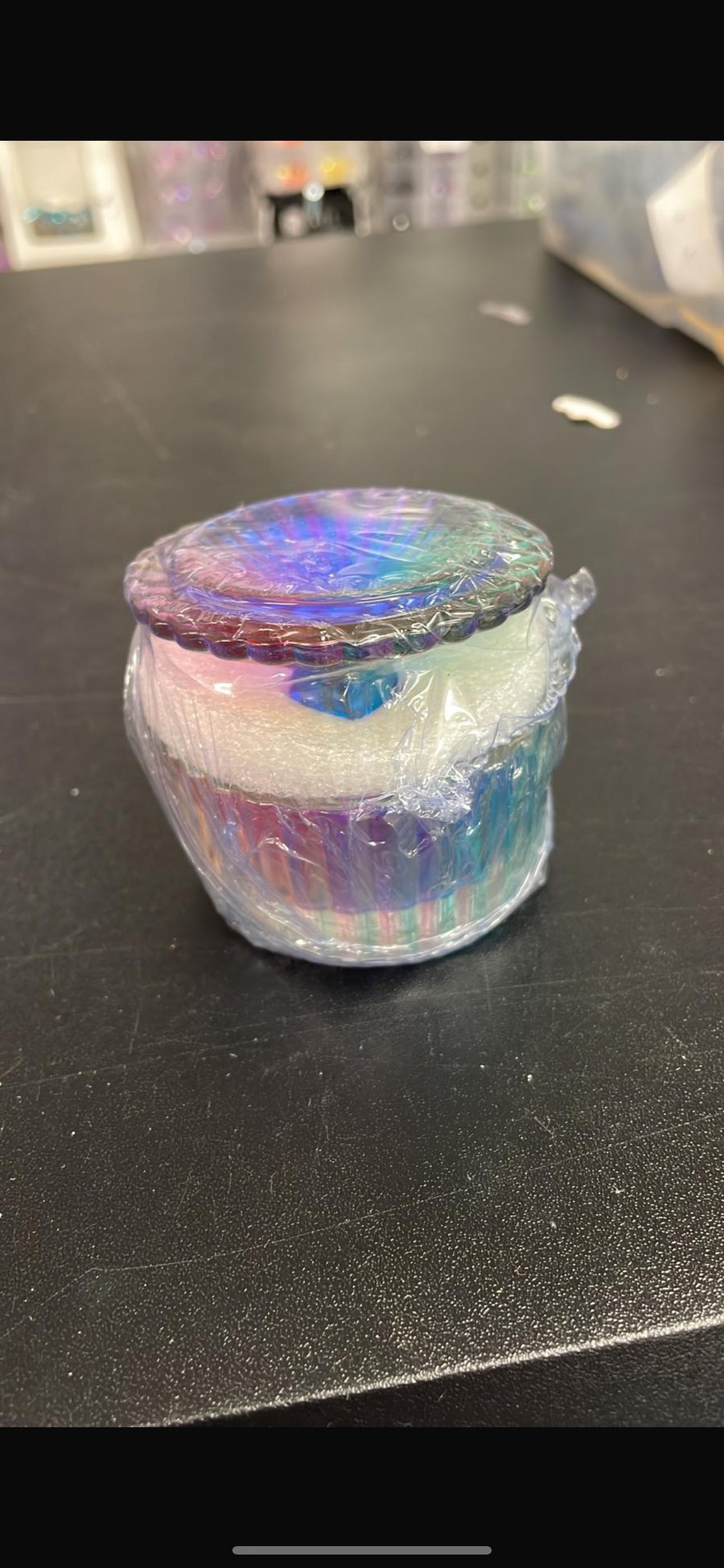 Rainbow Colored Dappen Dishes