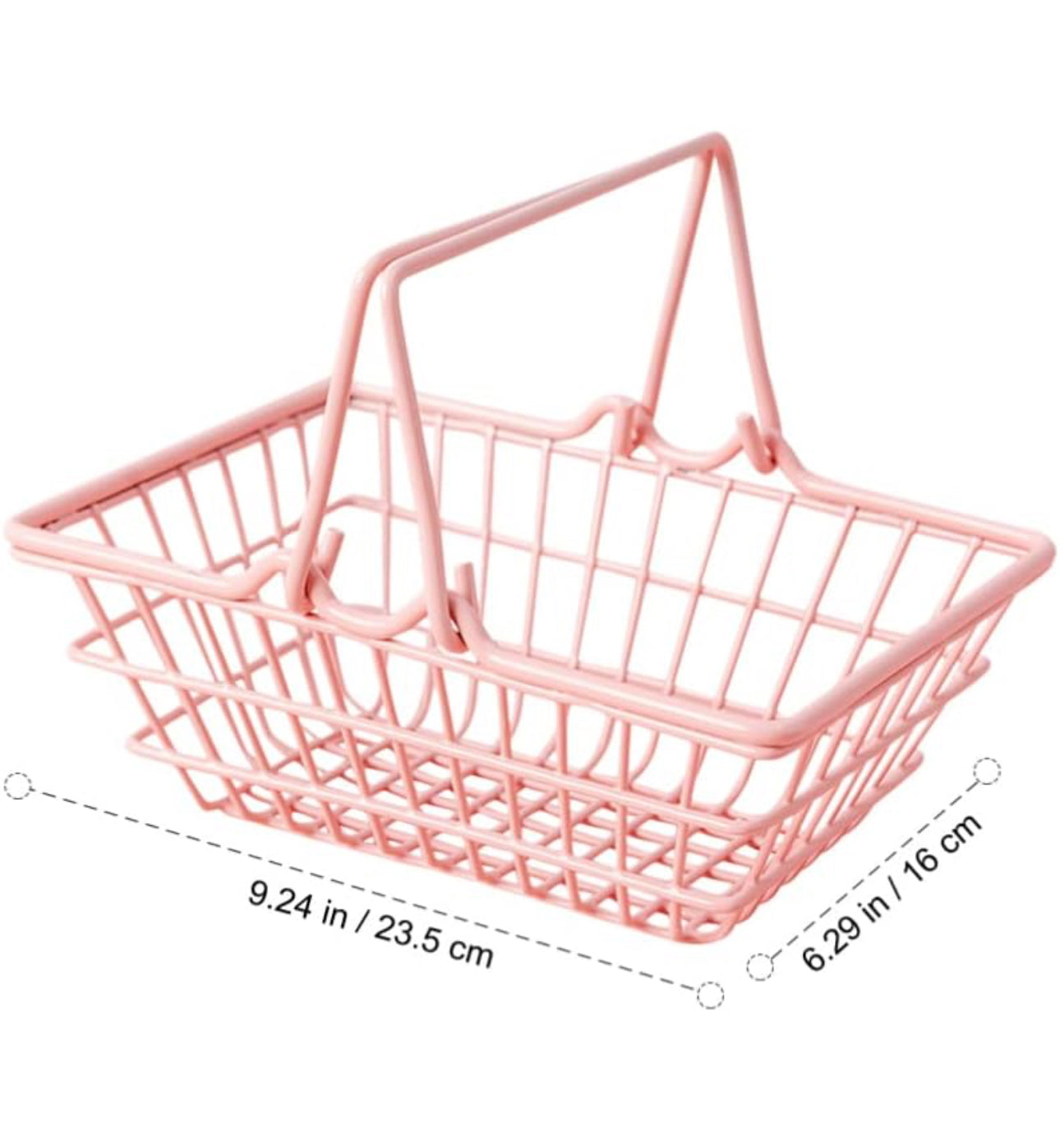 Pink Mini Shopping Basket