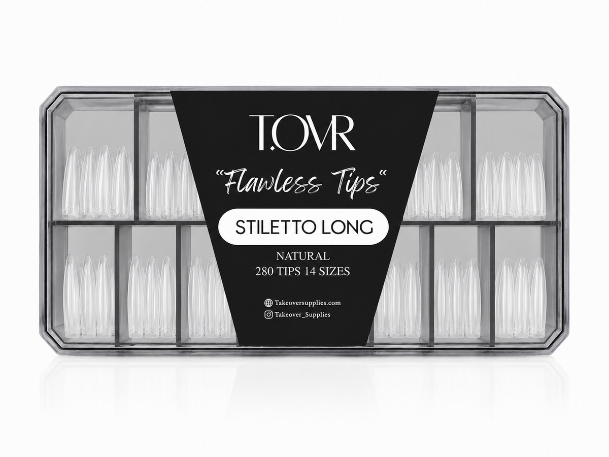 Take Over Soft Gel Extension Tips 280pcs Stiletto