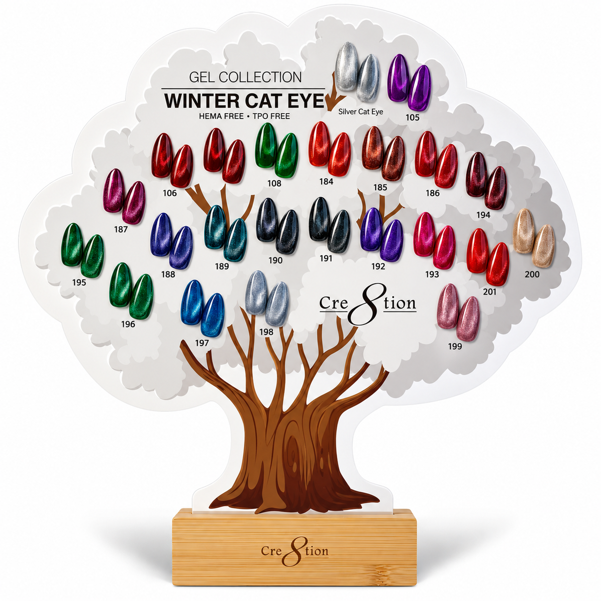 Cre8tion Winter Cat Eye Gel Collection
