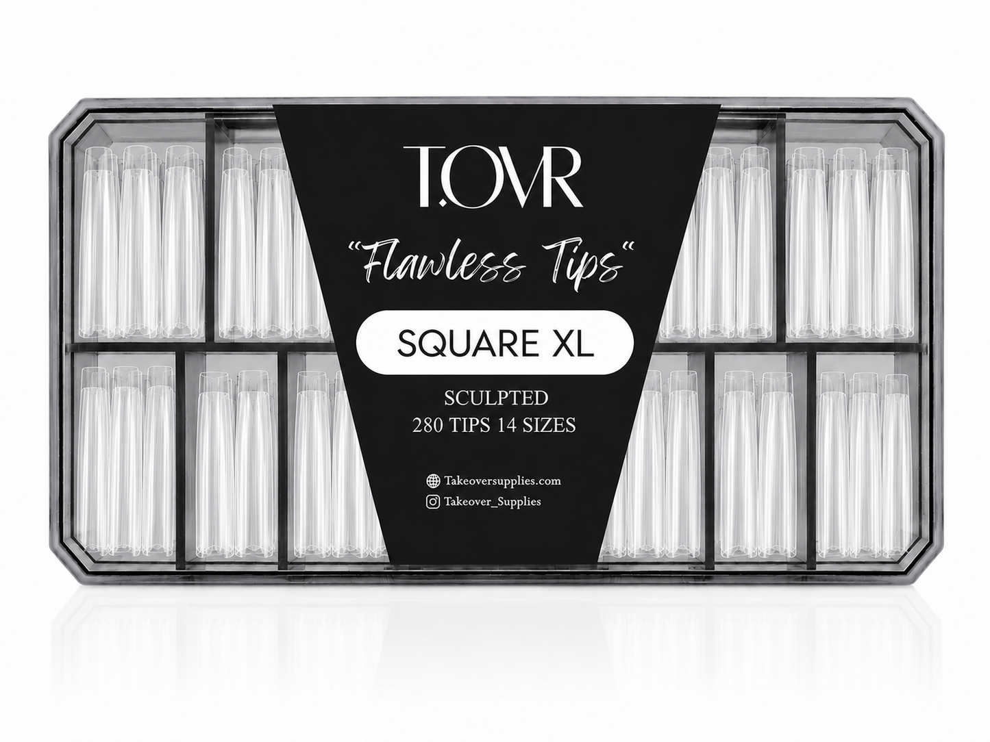 Take Over Soft Gel Extension Tips 280pcs Square