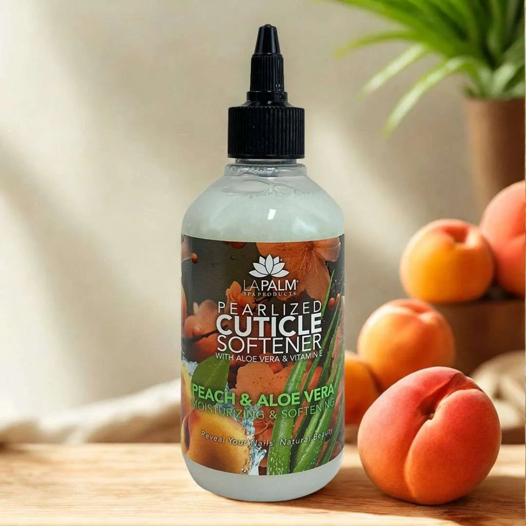 La Palm Pearlized Cuticle Softener – Peach & Aloe Vera