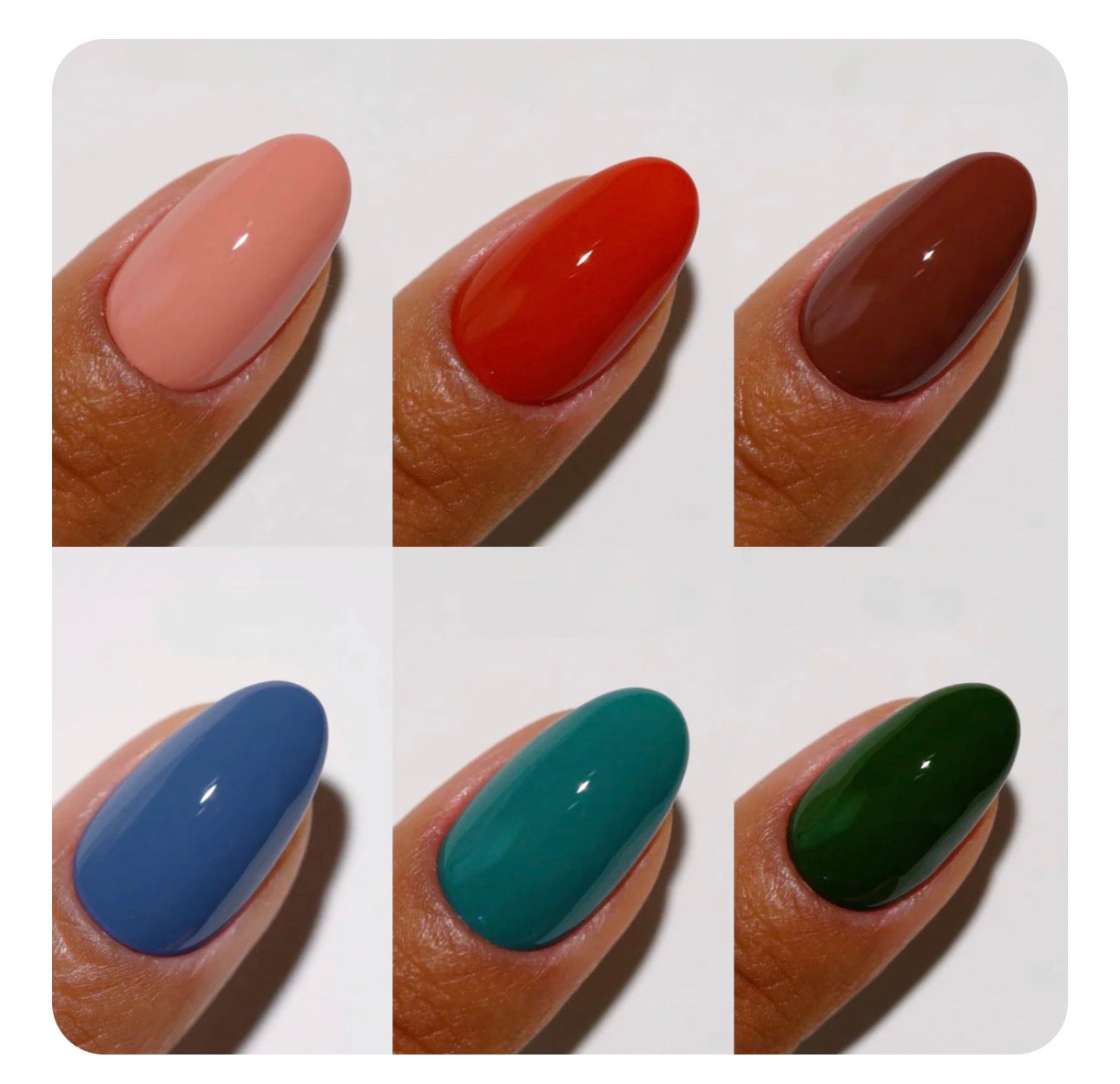 DND DC Fall Tones Gel & Lacquer 6pc Bundle