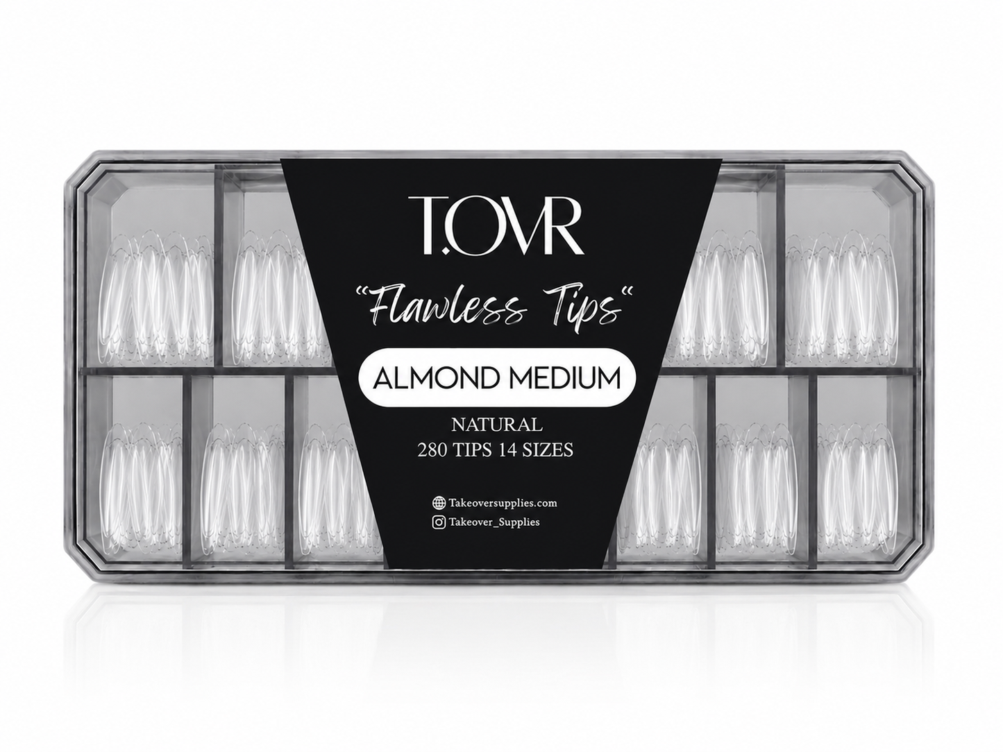 Take Over Soft Gel Extension Tips 280pcs Almond