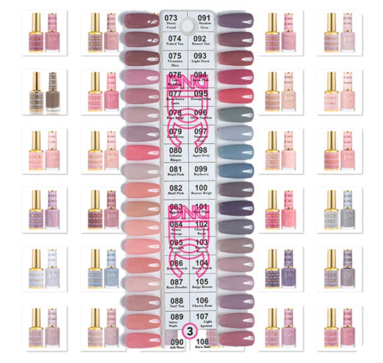 DND DC Gel & Lacquer Duo Collection 30 or 36 Colors 073-108