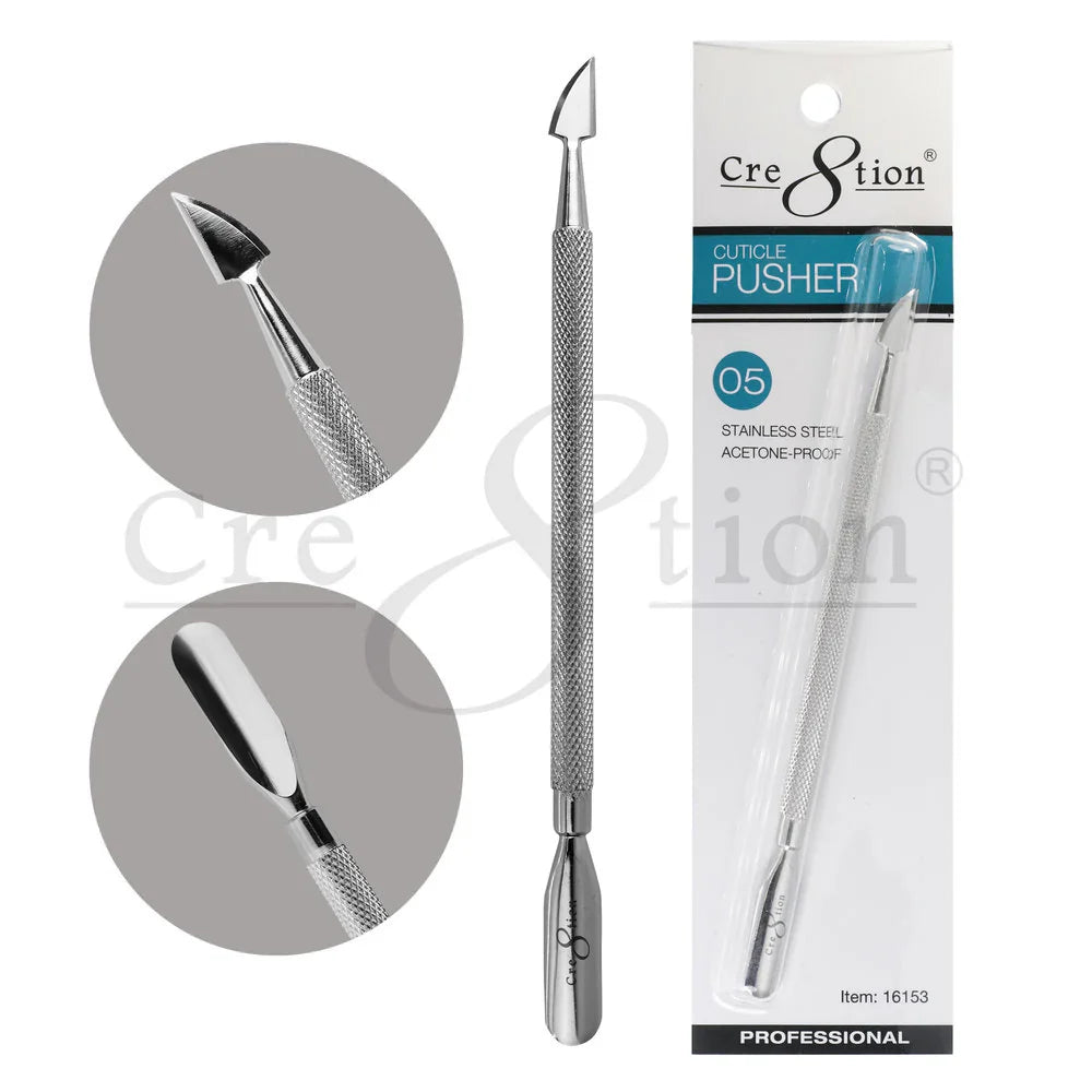 Cre8tion Stainless Steel Cuticle Pusher 05