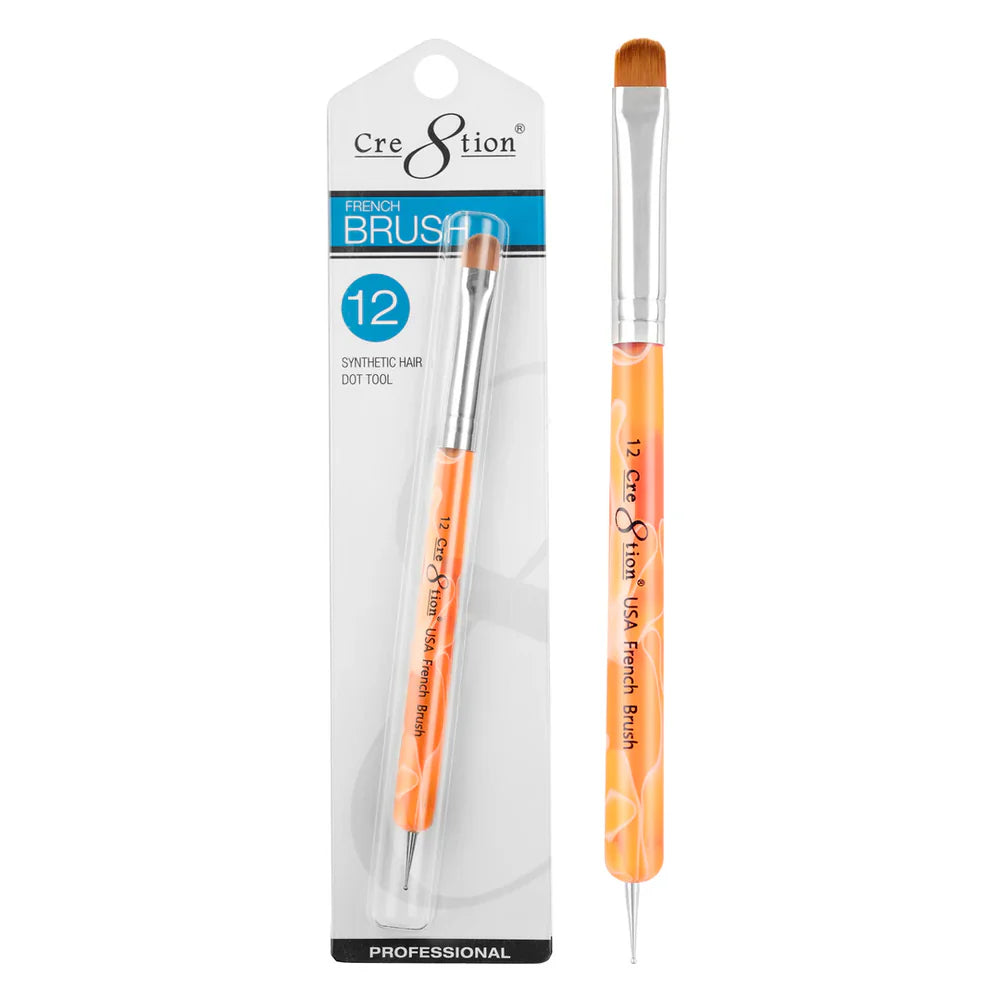 Cre8tion French Brush Synthetic With Dot Tool