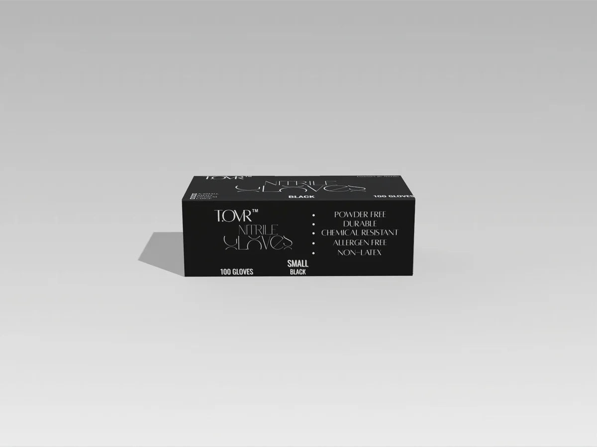 TAKE OVER NITRILE GLOVES BLACK 100ct.