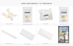 Candy Cube Complete, 7in1 Pedicure Kit "Lavender"