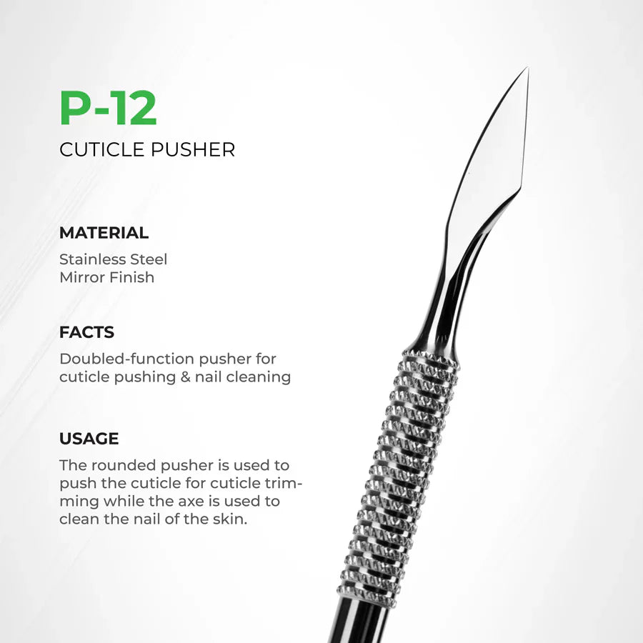 NGHIA Cuticle Pusher - P-12 (Stainless Steel)