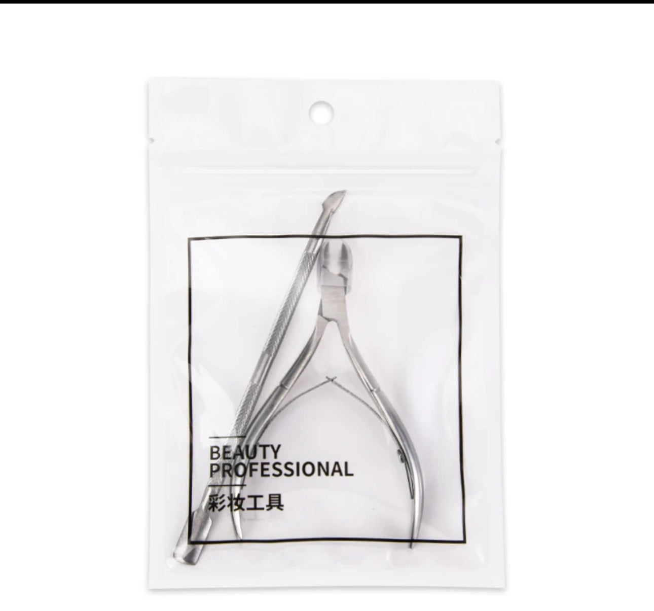 Beauty Professional Cuticle Nipper + Pusher