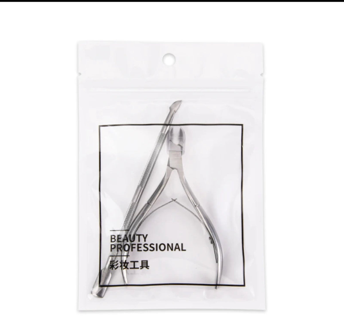 Beauty Professional Cuticle Nipper + Pusher