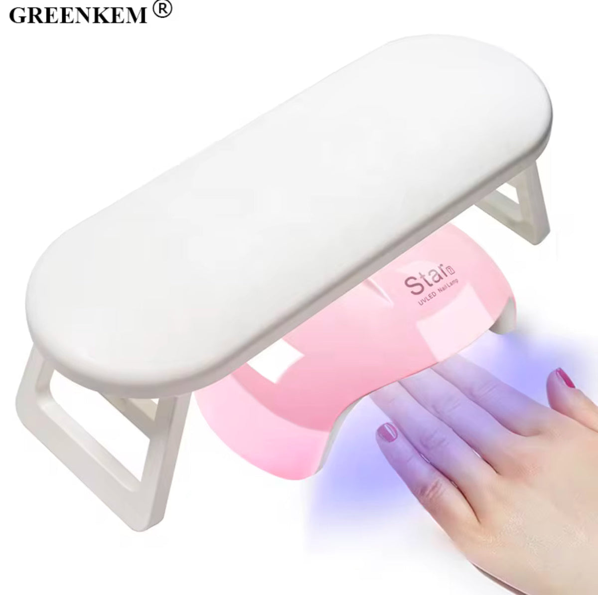 Foldable Oval Plastic Arm Rest