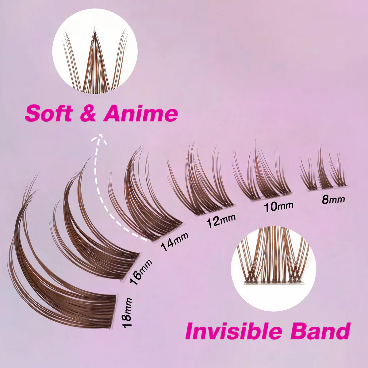 Veyes DIY Clusters - Brown Manga