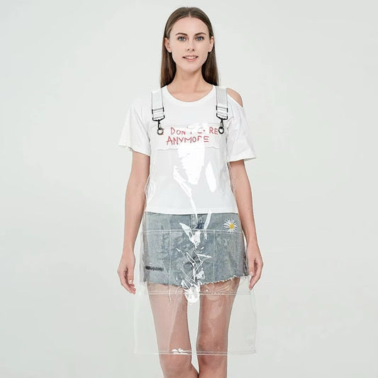 Transparent Apron with Adjustable Straps