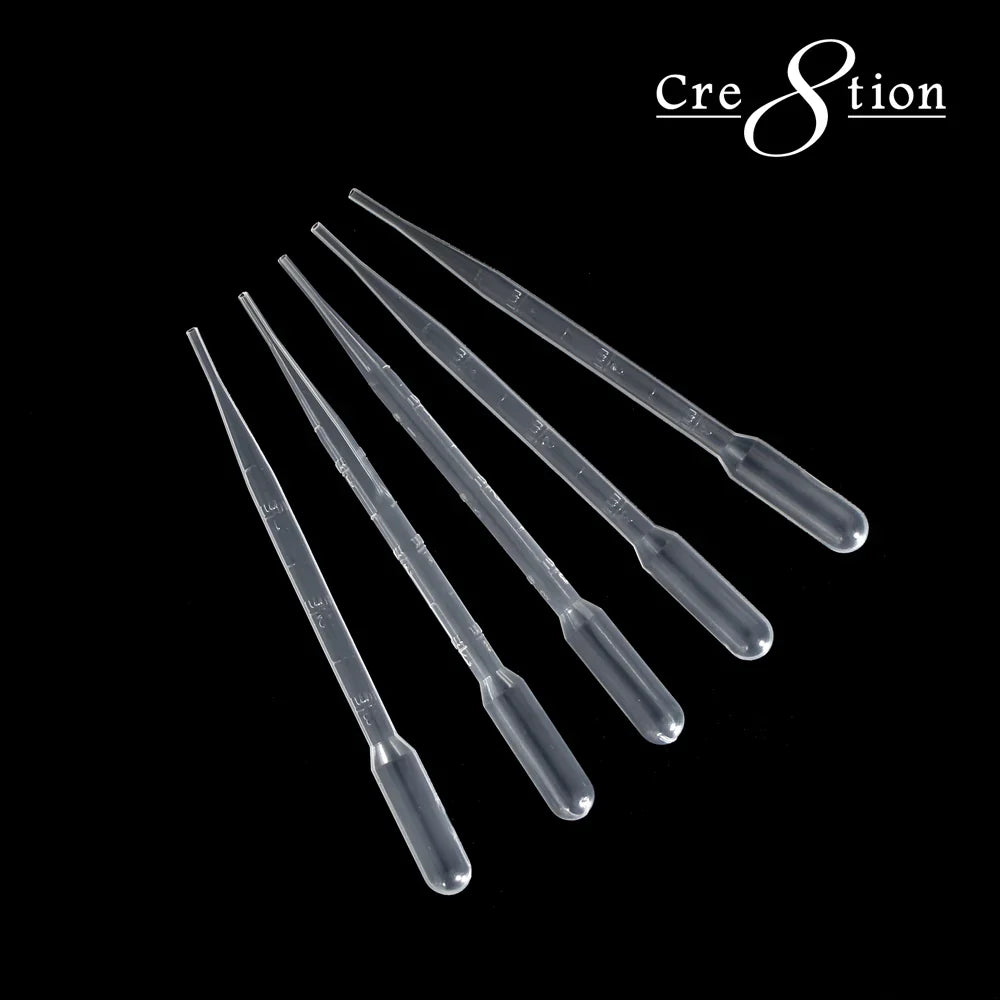 Cre8tion Plastic Liquid Dropper Size 3ml 5pcs./bag