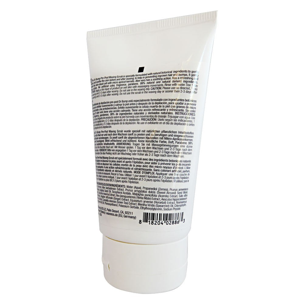 WAXNESS DR. BUMP BOTANICAL PRE POST WAXING SCRUB 4 FL OZ 118 ML