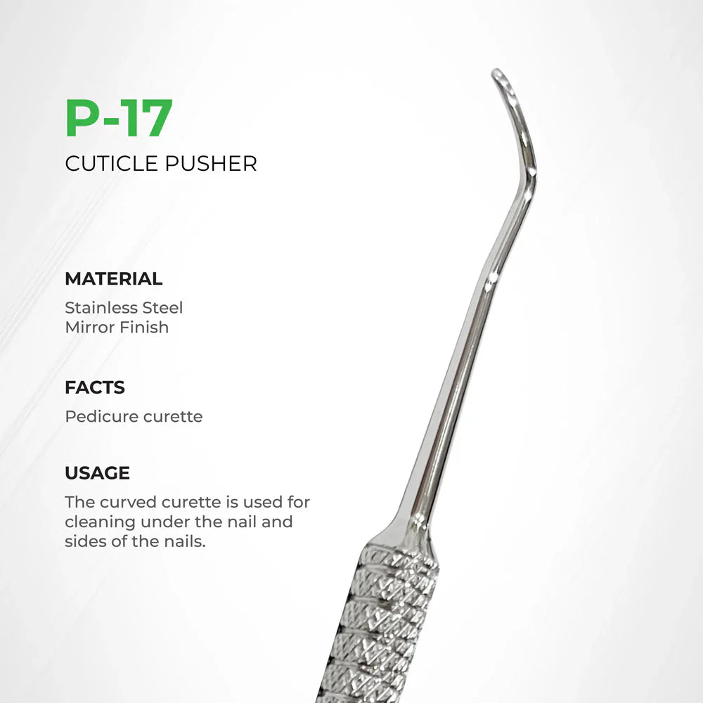 NGHIA Cuticle Pusher - P-17 (Stainless Steel)