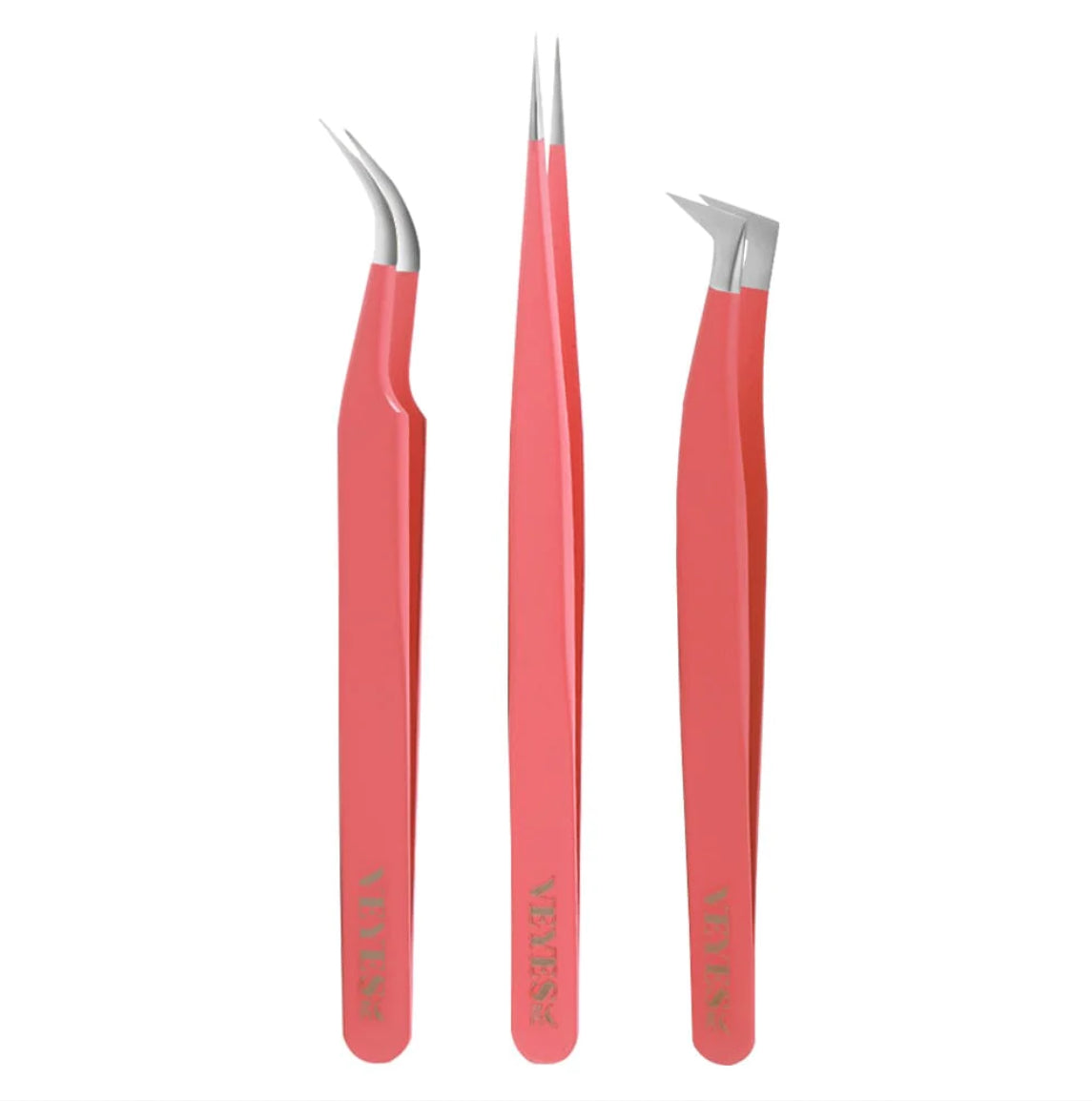 Veyes Pretty In Pink Tweezer Trio