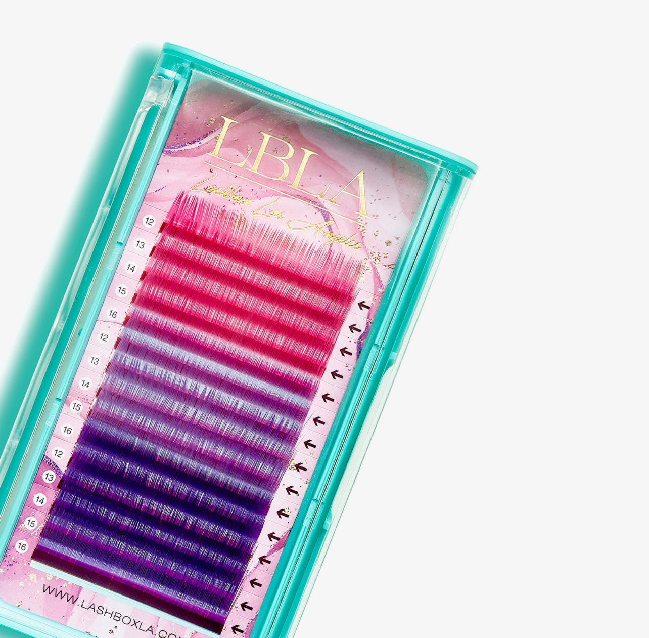 Mega Volume Art Series 0.03mm D Mixed Lengths Tray - Violet Visionary 12-16mm