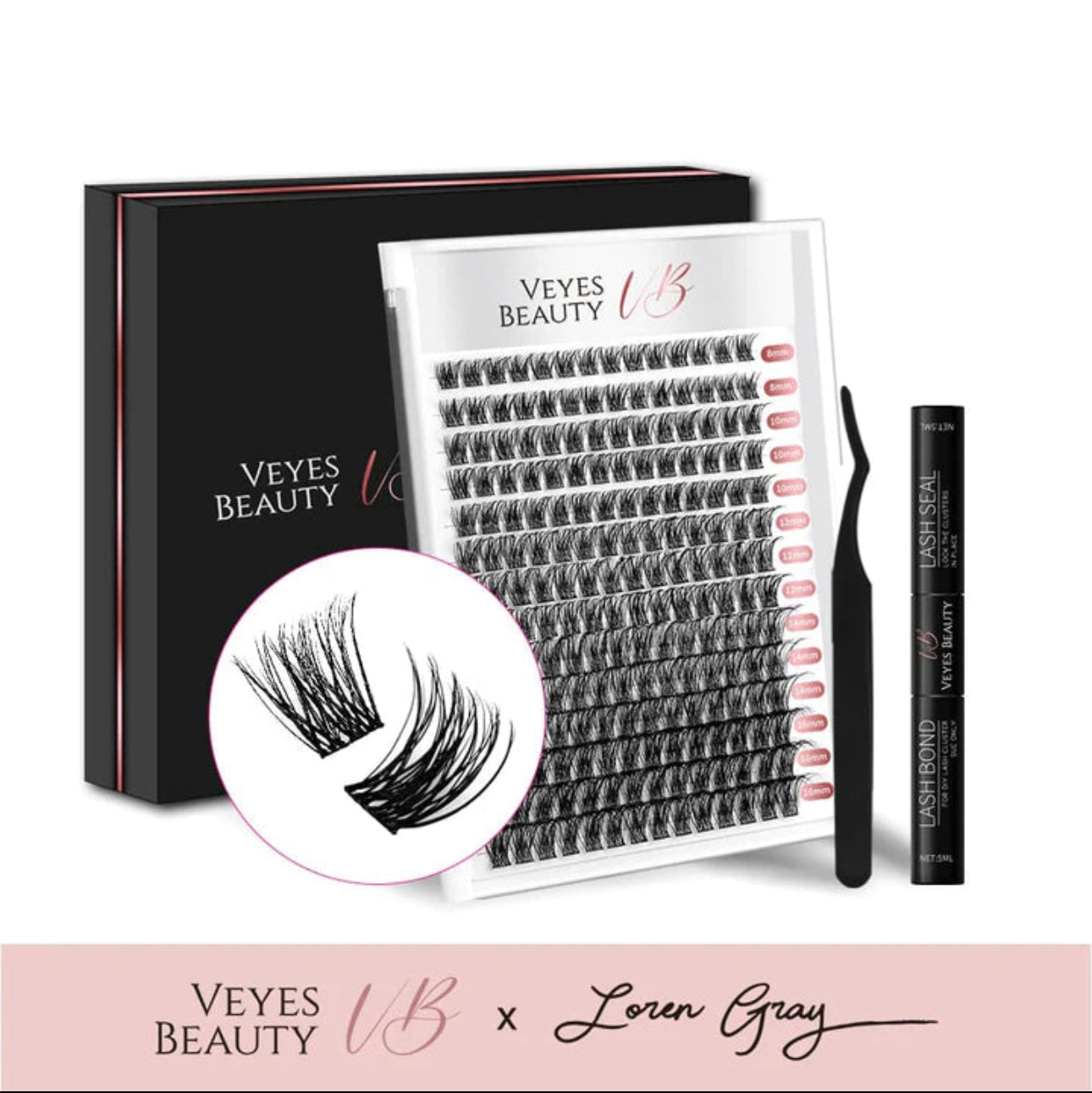 VEYES BEAUTY “BOLD” DIY LASH CLUSTER KIT