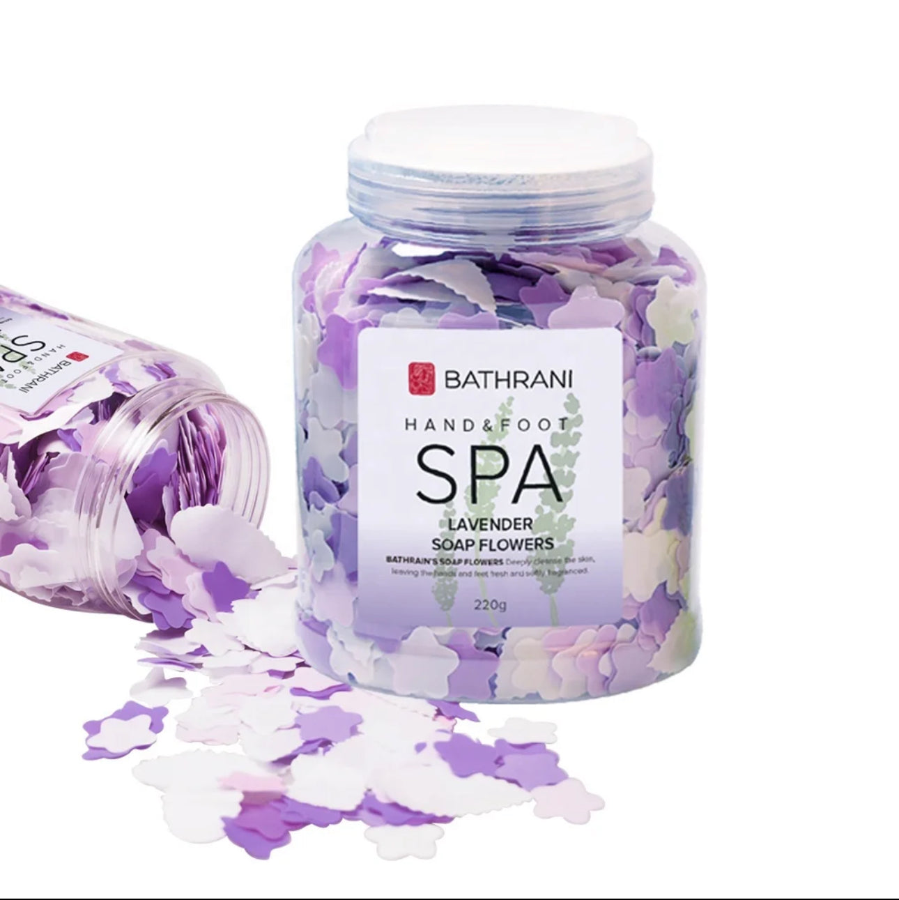 BATHRANI Hand & Foot Soap Flowers “Lavender Scent” 220g