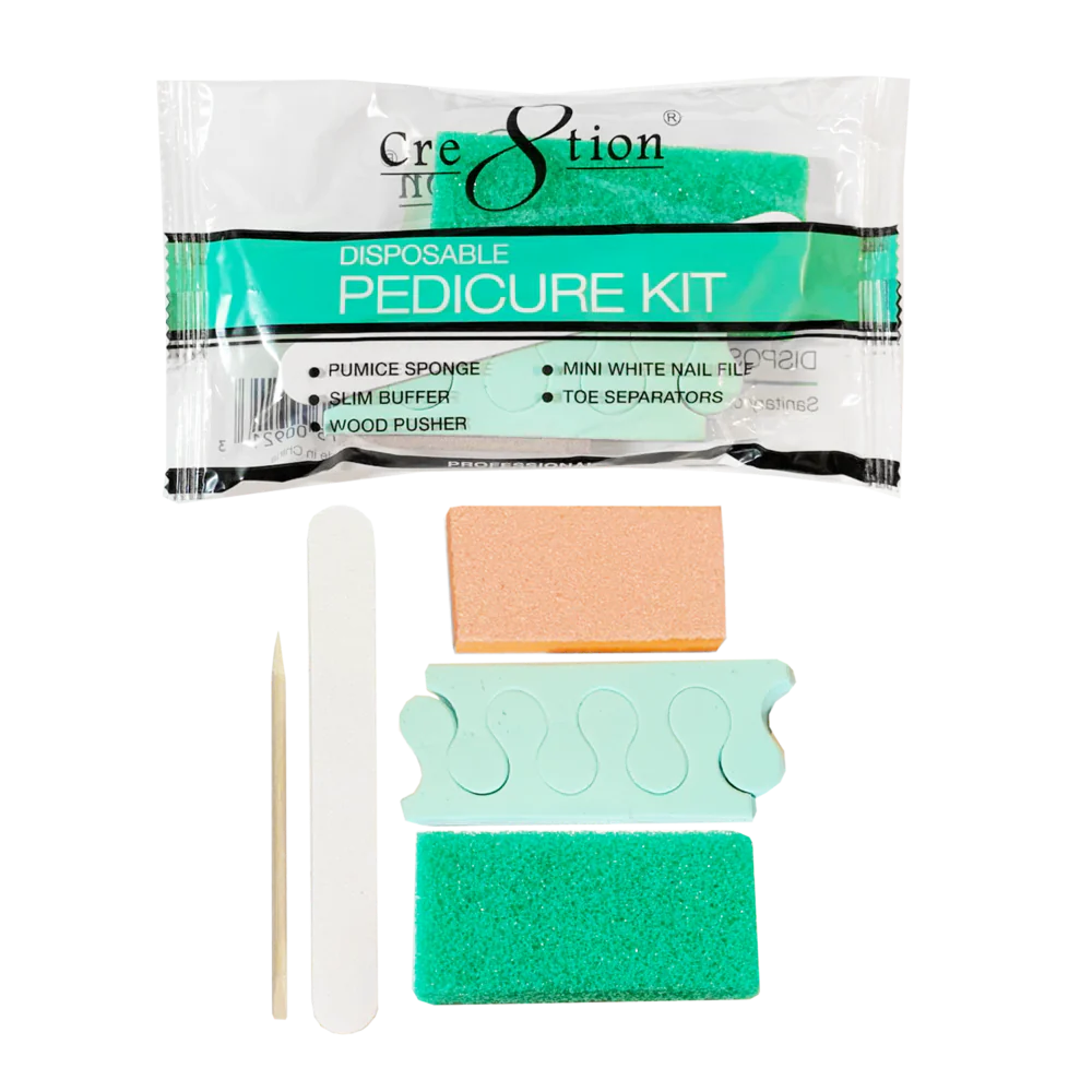 Cre8tion Disposable Pedicure Kit 200pc / Box