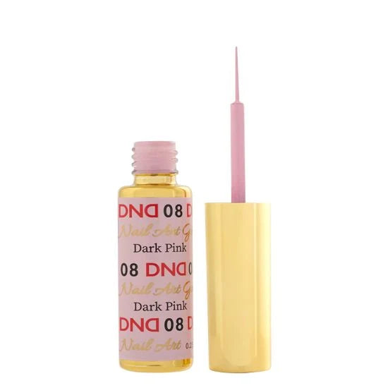 DND Nail Art Gel 08 Dark Pink