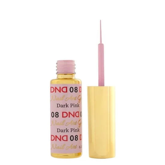 DND Nail Art Gel 08 Dark Pink